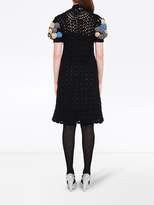 Thumbnail for your product : Miu Miu openwork crochet midi-dress