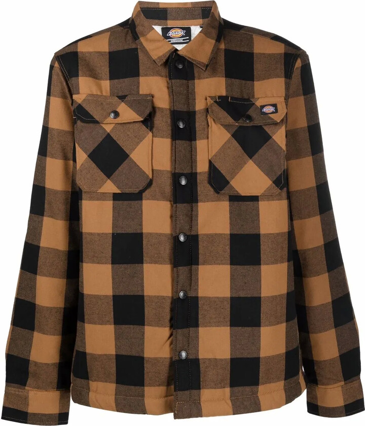 Dickies Construct Plaid-Check Print Jacket