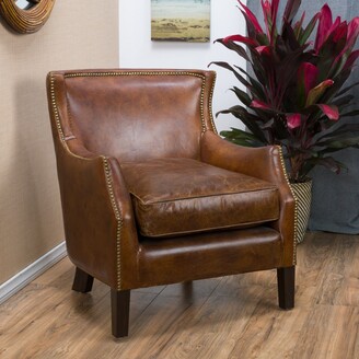 Brown Leather Club Chair The, Small Leather Club Chair Brown