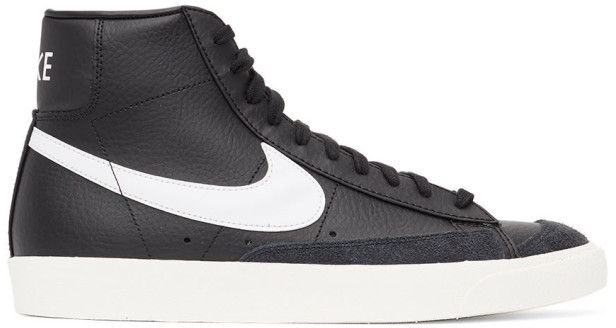 black and white high top nikes womens