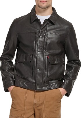 Levi's Faux Leather Utility Jacket