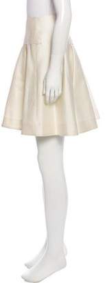 Lela Rose Wool & Silk Knee-Length Skirt w/ Tags