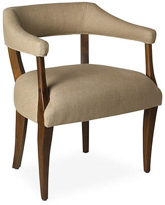Molly Linen Chair - Sepia - Brownstone Furniture