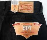 Thumbnail for your product : Levi's Levis Style# 501-1218 38 X 34 Black Mod Original Jeans Straight Leg Pre Wash