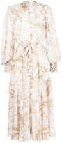 Thumbnail for your product : Keepsake Floral-Print High-Neck Dress