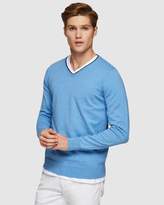 Thumbnail for your product : Oxford Perry Tipping V-Neck Pullover