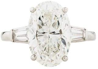 Platinum 5.02ct Diamond Engagement Ring