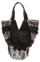Thumbnail for your product : Antik Batik Pare Tote with Feathers