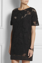 Thumbnail for your product : Etoile Isabel Marant Caty embroidered crochet-cotton mini dress