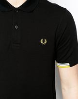 Thumbnail for your product : Fred Perry Polo with Half Tip Sleeve