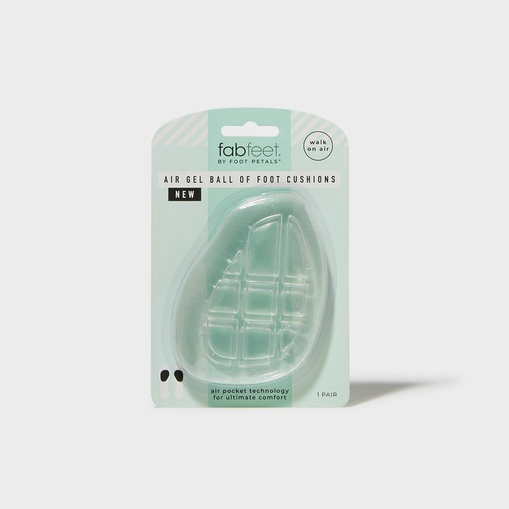 Women's Fab Feet by Foot Petals Ball of Foot Air Gel Cushions Clear 1