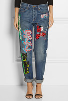 Thumbnail for your product : Marc by Marc Jacobs Annie printed mid-rise boyfriend jeans