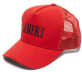 Thumbnail for your product : Amiri Logo-embroidered Canvas Cap - Mens - Red