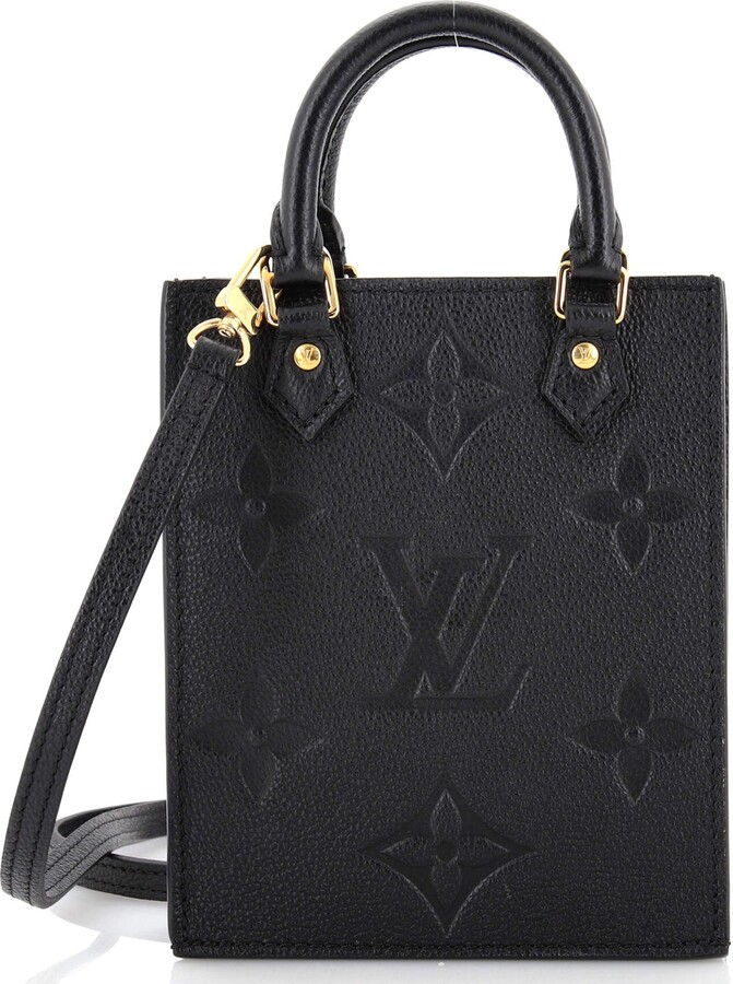 Louis Vuitton Petit Sac Plat Bag Monogram Empreinte Giant For Sale