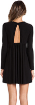 Thumbnail for your product : T-Bags 2073 T-Bags LosAngeles Long Sleeve Open Back Dress