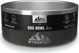 Happilax 24 Oz Dog Bowl With Mat - Black : Target