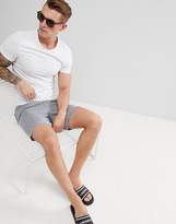 Thumbnail for your product : ASOS DESIGN Swim Shorts In Gray With Acid Wash Mid Length