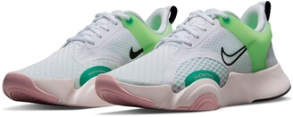 Nike Superrep Go nike superrep go white - White/Green/Pink - ShopStyle Trainers