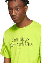 Thumbnail for your product : Saturdays NYC Yellow Miller Standard T-Shirt