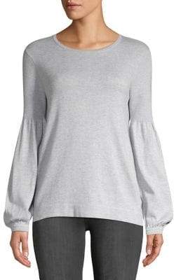 Lord & Taylor Balloon Sleeve Sweater Knit