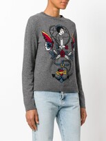 Thumbnail for your product : Valentino Tattoo Intarsia Jumper