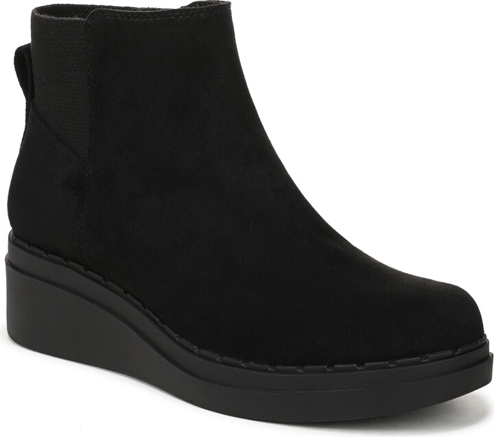 LifeStride Women's Dubliner Wedge Zip Short Boots