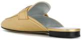 Thumbnail for your product : Prada metallic loafer mules