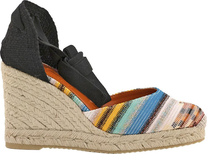 Espadrilles With Zig Zag Pattern