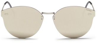 Super 'Tuttolente Panamá' rimless round mirror sunglasses