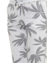 Thumbnail for your product : Zoe Karssen Palm-tree print fleece track pants