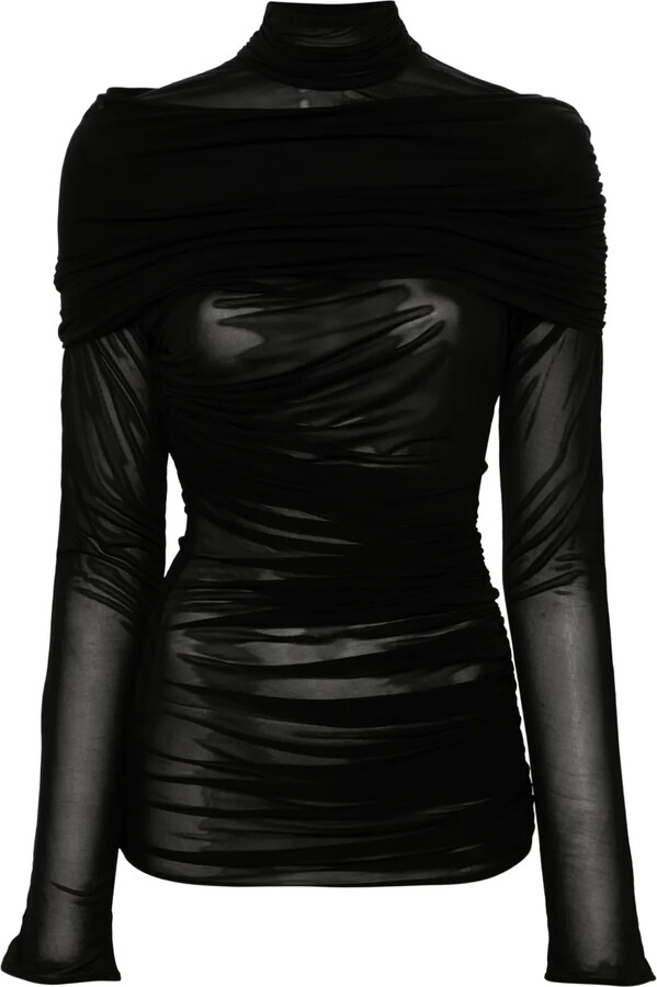 Thierry Mugler Ruched Top