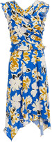 Thumbnail for your product : Hofmann Copenhagen Marylene Gathered Floral-print Crepe Dress