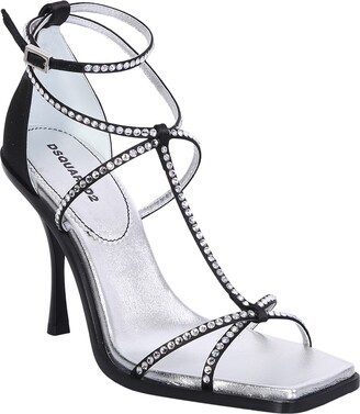 DSQUARED2 Holiday Party Black Sandals