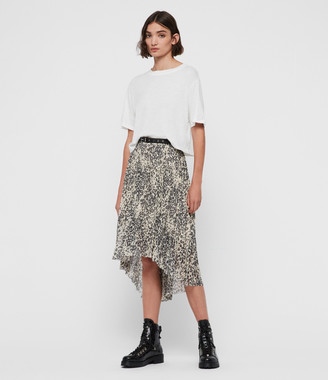 AllSaints Lea Patch Long Skirt