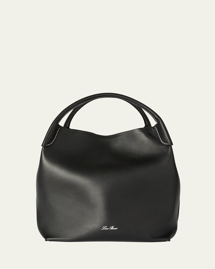 Loro Piana Bale Large Leather Bag