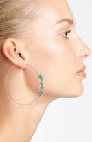 Thumbnail for your product : Lana 'Blush' Station Hoop Earrings