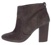 Thumbnail for your product : Tory Burch Suede Round-Toe Ankle Boots