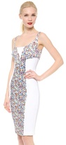 Thumbnail for your product : Versace Floral Panel Sheath Dress