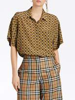 Thumbnail for your product : Burberry Short-sleeve Equestrian Check Cotton Shirt