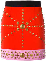 Thumbnail for your product : Fausto Puglisi studded fitted skirt