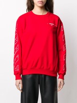 Thumbnail for your product : Off-White Arrows Logo Print Sweatshirt