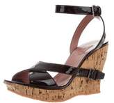 Thumbnail for your product : Alaia Crossover Wedge Sandals