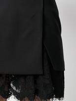 Thumbnail for your product : Alexander McQueen lace-trim A-line skirt