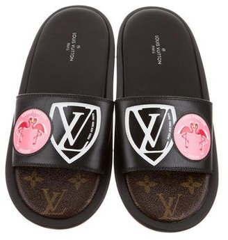 Louis Vuitton 2017 Checkpoint Slide Sandals