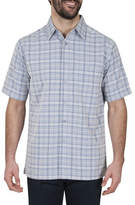 Thumbnail for your product : Haggar Plaid Short-Sleeve Microfiber Sport Shirt