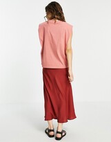 Thumbnail for your product : AllSaints Tierneyconi 2-in-1 tank dress in rose pink
