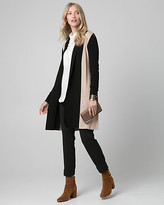 Thumbnail for your product : Le Château Rib Viscose Blend Duster Cardigan