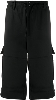 wide leg cargo shorts