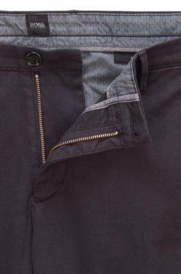 BOSS Slim-fit chinos in Italian stretch-cotton canvas