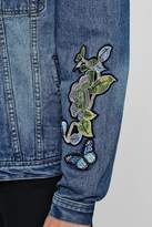 Thumbnail for your product : boohoo Badge Denim Western Jacket